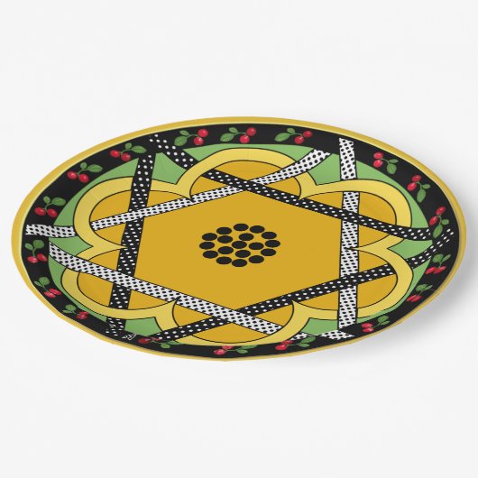 Jewcy Froop Pappteller (Schrägansicht)