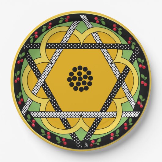 Jewcy Froop Pappteller (Vorderseite)