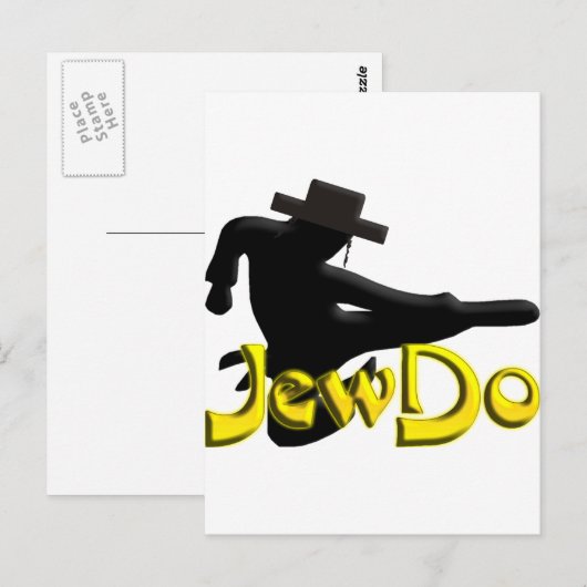Jewdo Postkarte (Vorne/Hinten)
