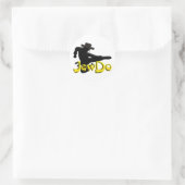 Jewdo Runder Aufkleber (Tasche)