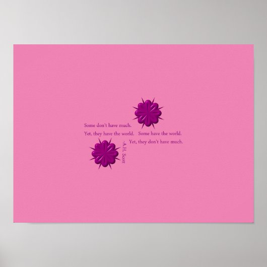 jeweilige Perspektive Poster (Vorne)