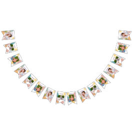 Jeweils individualisierbares monatliches Foto Wimpelkette