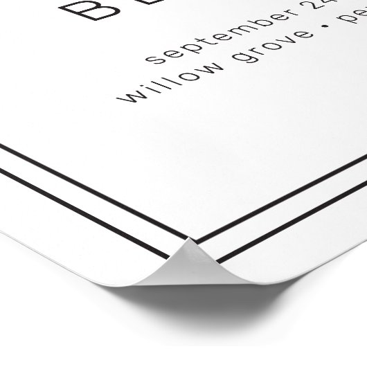 JEWEILS MODERNE BOTSCHAFT POSTER (Ecke)