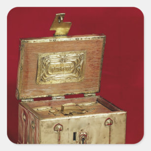 Jewel Box Quadratischer Aufkleber