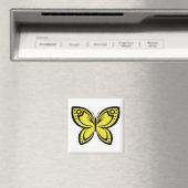 Jewel Butterfells - Gelb Magnet (In Situ (Geschirrspüler))