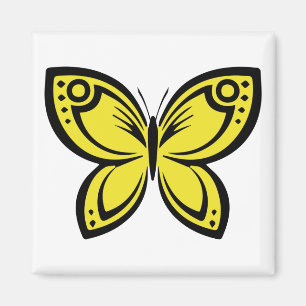Jewel Butterfells - Gelb Magnet