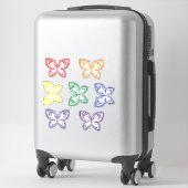 Jewel Butterfets Kontur Stocker Set Sticker (Koffer)