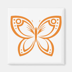 Jewel Butterflies Kontur - Orange Magnet