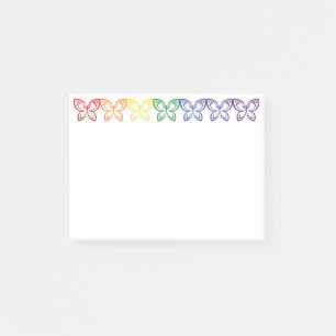 Jewel Butterflies Kontur Postit Notes Post-it Klebezettel