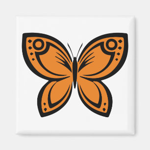 Jewel Butterflies - Orange Magnet