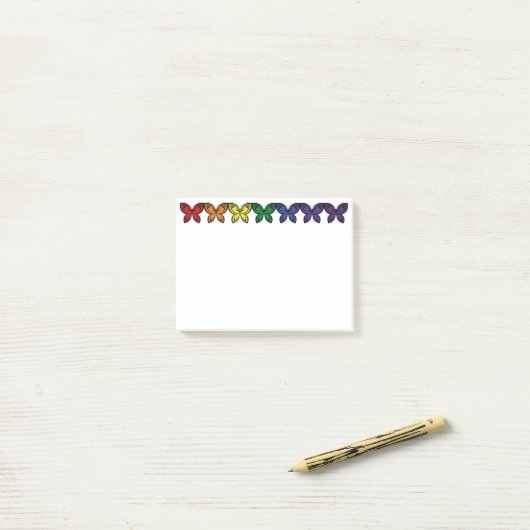 Jewel Butterflies Post-it Klebezettel (Auf Schreibtisch)