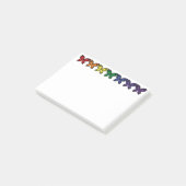 Jewel Butterflies Post-it Klebezettel (angewinkelt)