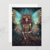 Jewel Butterfly Faiasy Fantasy Art Postkarte (Vorne/Hinten)