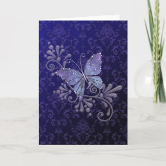 Jewel Butterfly Karte
