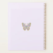 Jewel Butterfly Lila Blue Planer (Rückseite)