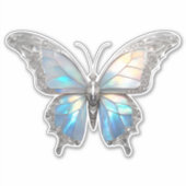 Jewel Butterfly Opal und Silver Aufkleber (Vorderseite)