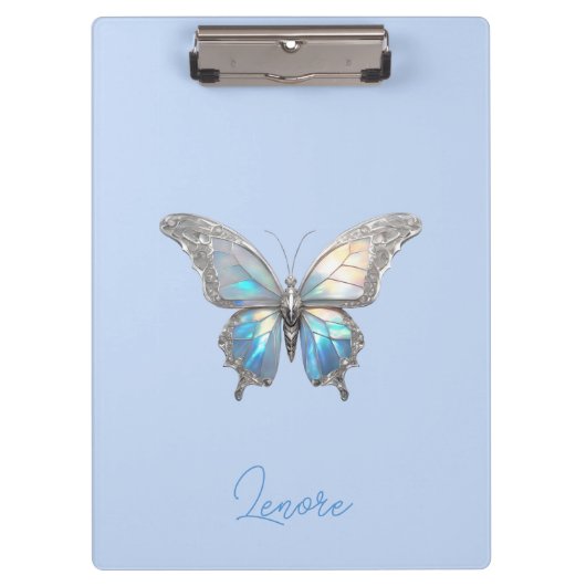 Jewel Butterfly Opal und Silver Klemmbrett (Vorderseite)