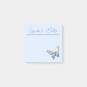 Jewel Butterfly Opal und Silver Post-it Klebezettel (Vorderseite)