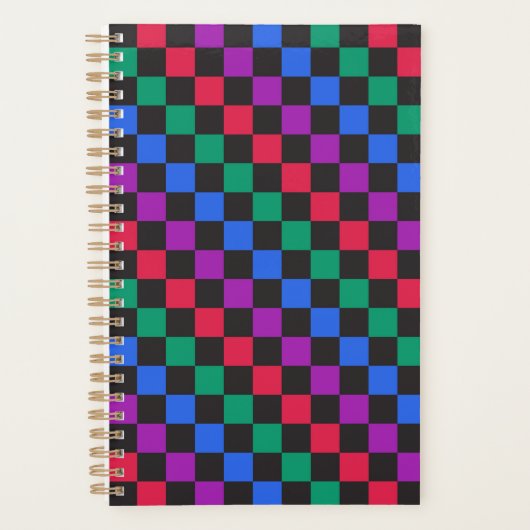 Jewel candy diagonal checkerboard pattern planer (Vorderseite)