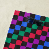 Jewel candy diagonal checkerboard pattern strandtuch (Beispiel)