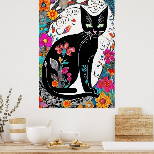 Jewel Cat Poster (Küche)