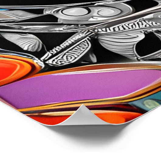 Jewel Cat Poster (Ecke)