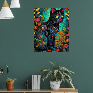 Jewel Cat Poster