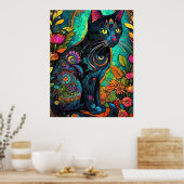 Jewel Cat Poster (Küche)