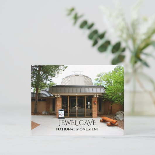 Jewel Cave National Monument Visitor Centre, SD Postkarte (Stehend Vorderseite)