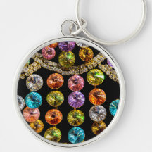 Jewel Colors Key Chain