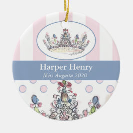 Jewel Crown Custom Ornament