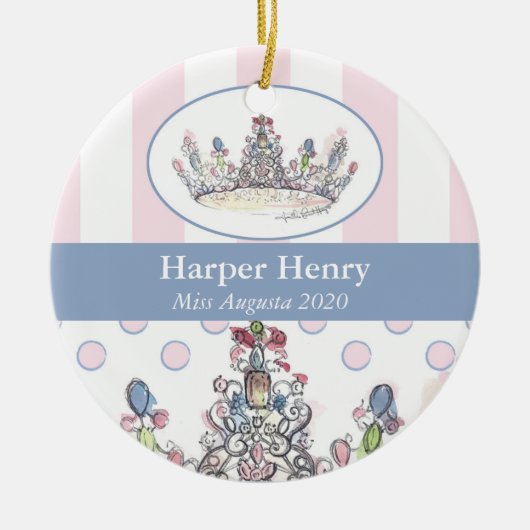 Jewel Crown Custom Ornament (Vorne)