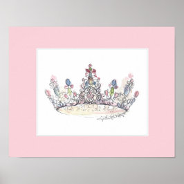 Jewel Crown von Heather French Henry Poster