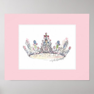 Jewel Crown von Heather French Henry Poster