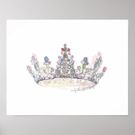Jewel Crown von Heather French Henry Poster