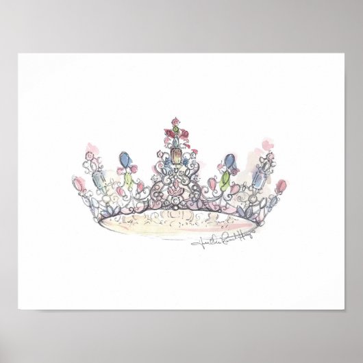 Jewel Crown von Heather French Henry Poster (Vorne)