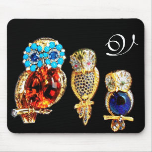 JEWEL EULEN MONOGRAMM MOUSEPAD