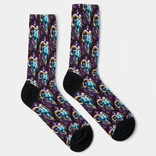 Jewel Galaxy Zodiac Aries Socken (Rechts)