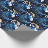 Jewel Galaxy Zodiac Capricorn Geschenkpapier (Ecke)