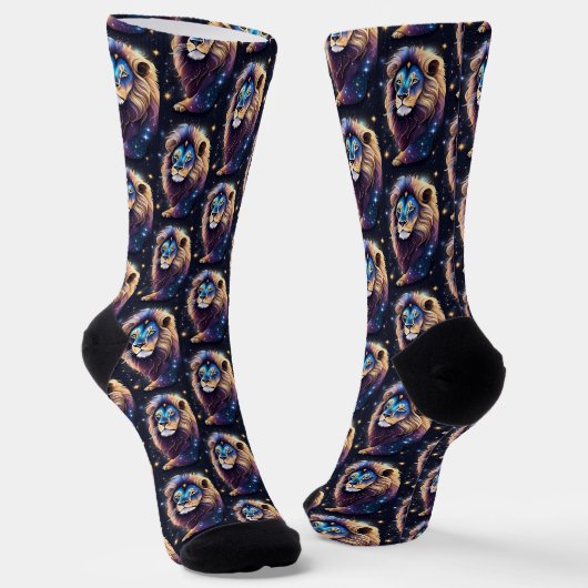 Jewel Galaxy Zodiac Leo Socken (Gewinkelt)