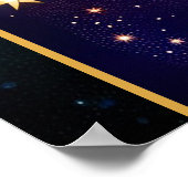 Jewel Galaxy Zodiac Libra Poster (Ecke)