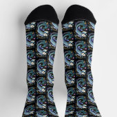 Jewel Galaxy Zodiac Pisces Socken (Oben)