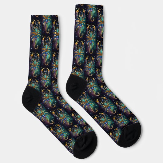 Jewel Galaxy Zodiac Scorpio Socken (Rechts)
