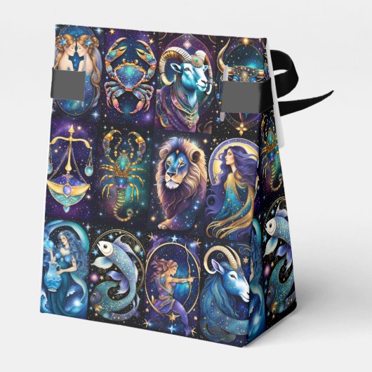 Jewel Galaxy Zodiac Tent Geschenkschachtel (Rückseite)