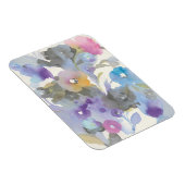 Jewel Garden | Lila Pastelblätter Magnet (Rechte Seite)