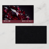 Jewel Gemstones Red Ruby Visitenkarte (Vorne/Hinten)