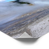 Jewel Geyser, Yellowstone Nationalpark Poster (Ecke)