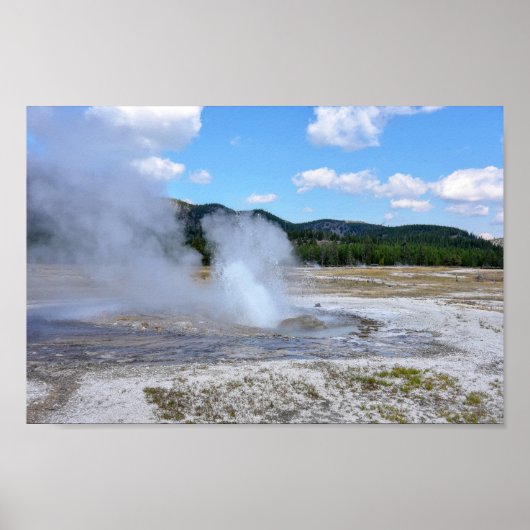 Jewel Geyser, Yellowstone Nationalpark Poster (Vorne)