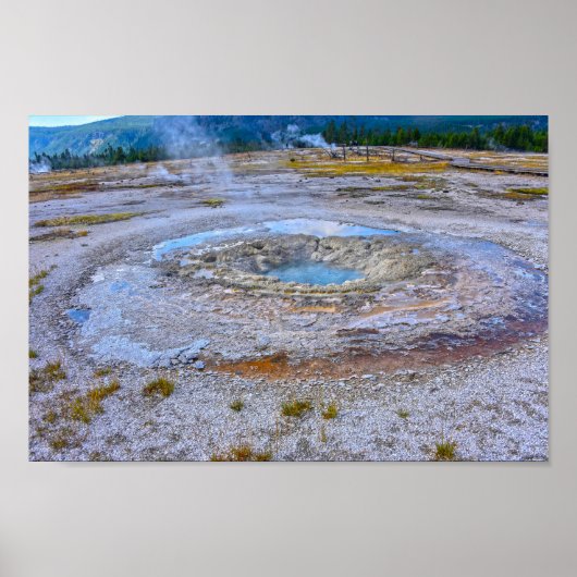 Jewel Geyser, Yellowstone Nationalpark Poster (Vorne)