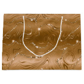 Jewel Gold Glittery Glitz Große Geschenktüte (Vorderseite)